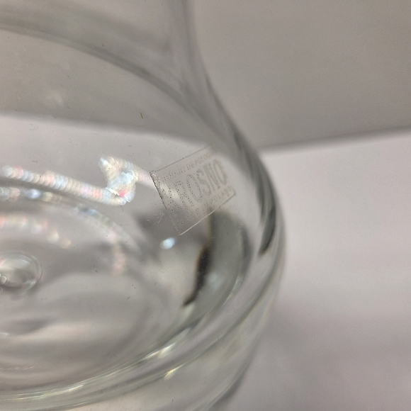 Vtg Krosno Poland Glass Ship Decanter 10 1/2" Tall Wine Decanter Made In Poland - Picture 2 of 9